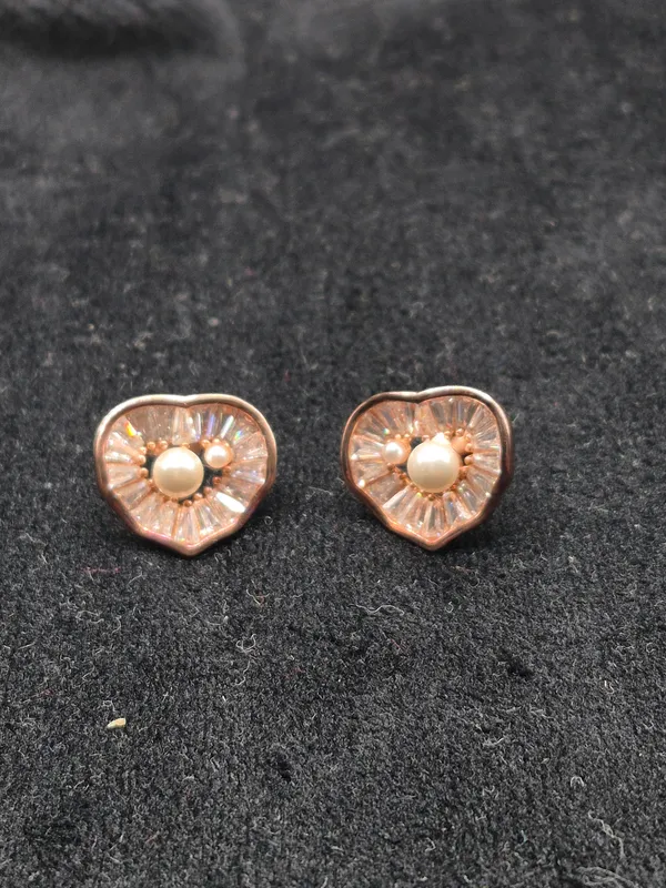 Rose_Gold_925_Silver_Pearl_&_Stone_Pendant_&_Earrings_Set_For_Women