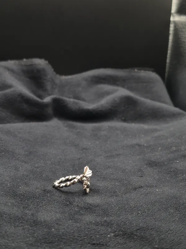 Silver_925_Silver_Twisted_Leaf_Charm_Ring_For_Women