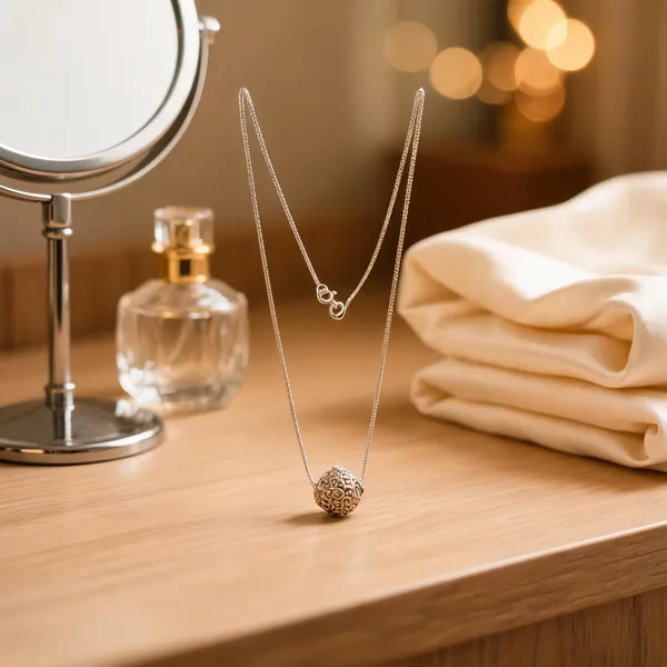 Gold_925_Silver_Ornate_Pendant_For_Women