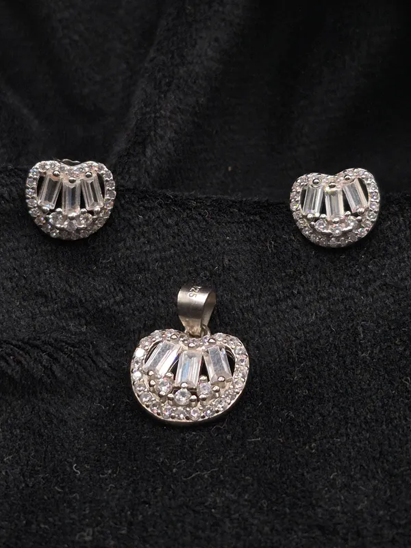Silver_925_Sterling_Rhinestone_Heart_Pendant_For_Women