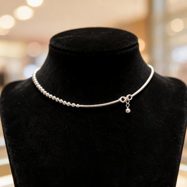 Silver_925_Silver_Beaded_Chain_Anklet_For_Women