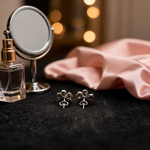 Silver_925_Sterling_Silver_Floral_Stud_Earrings_For_Women