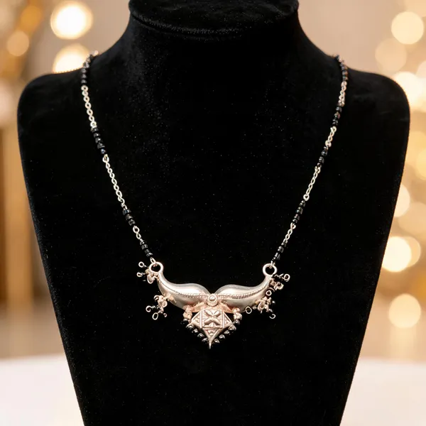 Gold_925_Silver_Beaded_Mangalsutra_Necklace_For_Women