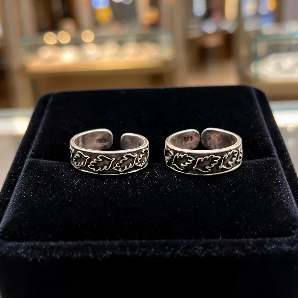 Silver_925_Sterling_Floral_Engraved_Toe_Rings_Set_For_Women