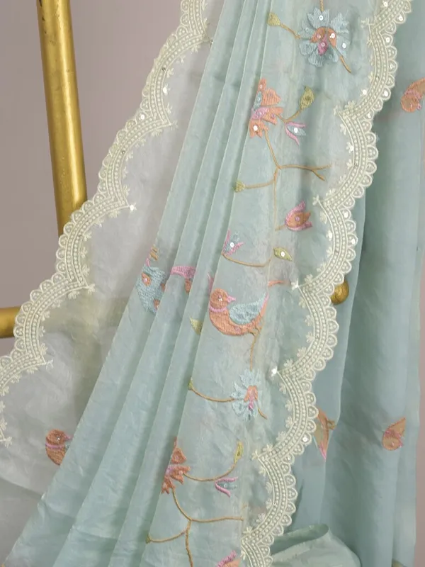 Light_Turquoise_Organza_Embroidered_Saree_for_Women