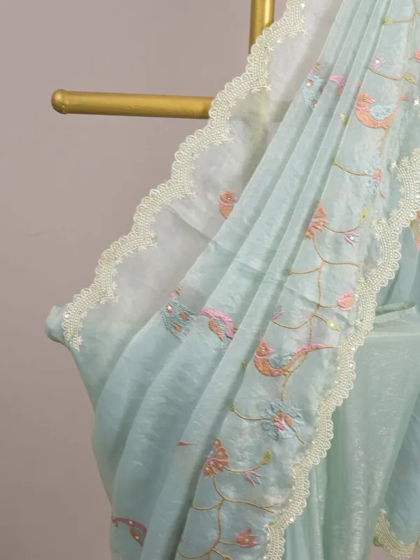 Light_Turquoise_Organza_Embroidered_Saree_for_Women
