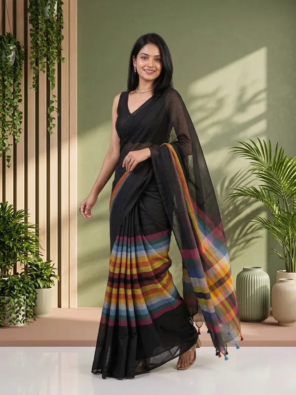 Black_Striped_Saree_for_Women