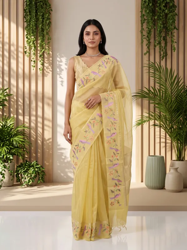 Yellow_Sheer_Embroidered_Saree_for_Women