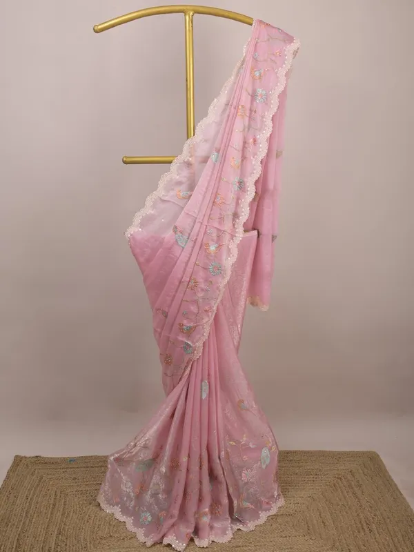 Pink_Sheer_Embroidered_Saree_for_Women