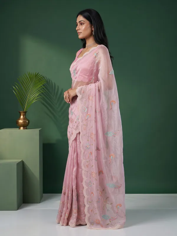 Pink_Sheer_Embroidered_Saree_for_Women