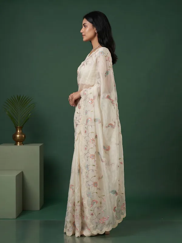 Ivory_Sheer_Embroidered_Saree_for_Women