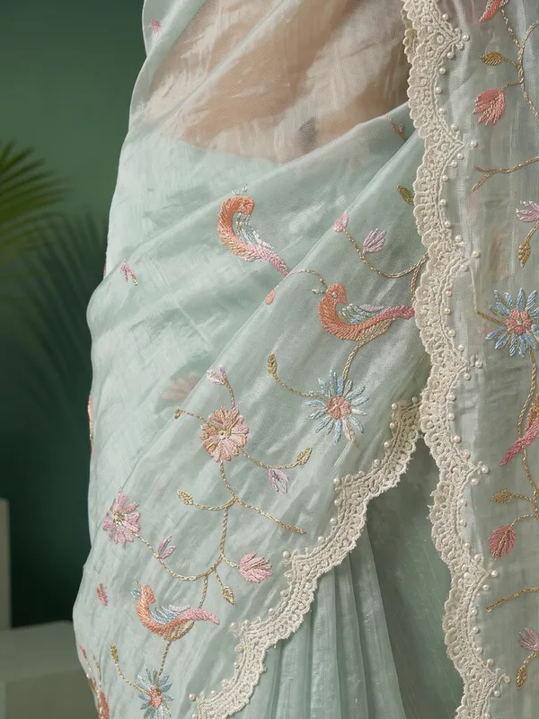 Light_Turquoise_Organza_Embroidered_Saree_for_Women