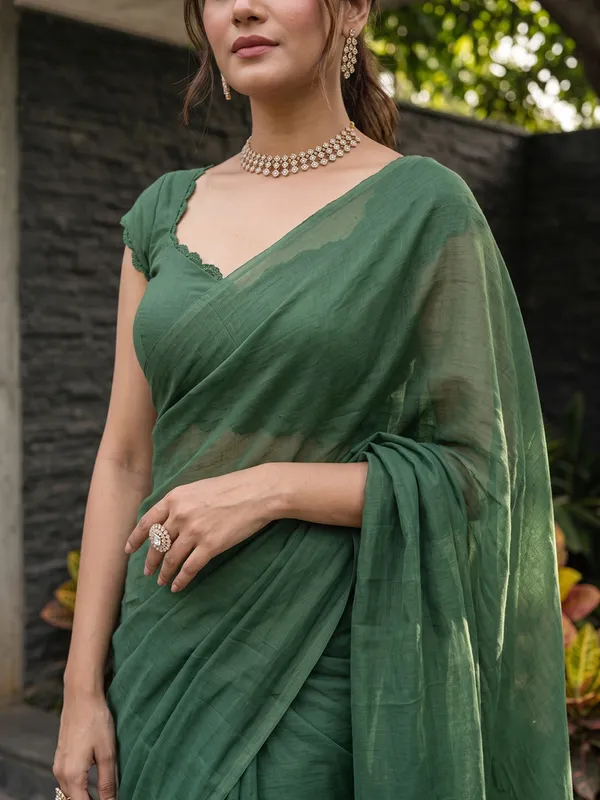 Green_Sheer_Tassel_Saree_for_Women