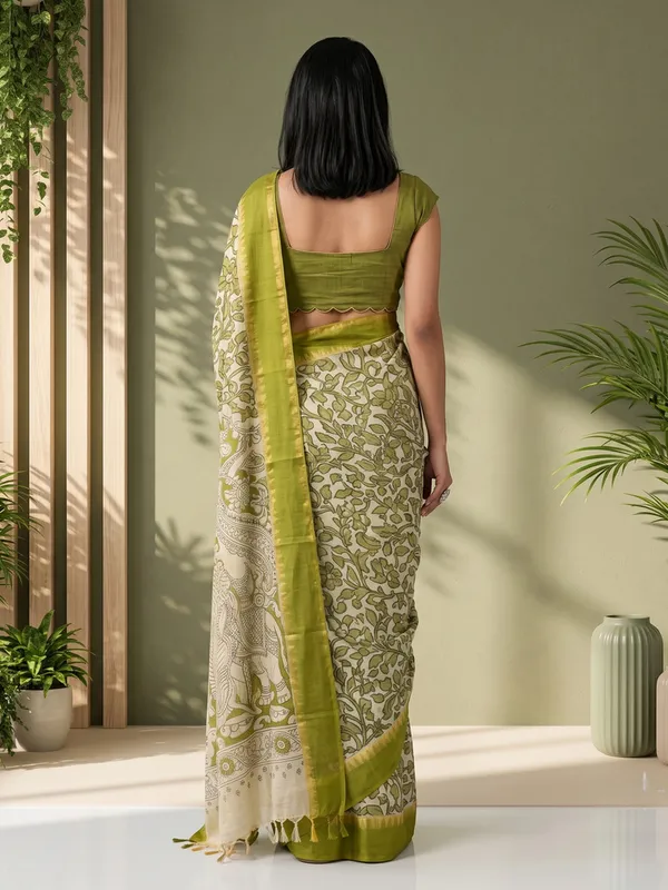 Green_Floral_Printed_Saree_for_Women