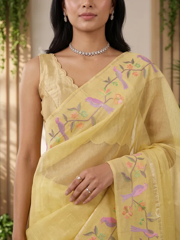 Yellow_Sheer_Embroidered_Saree_for_Women