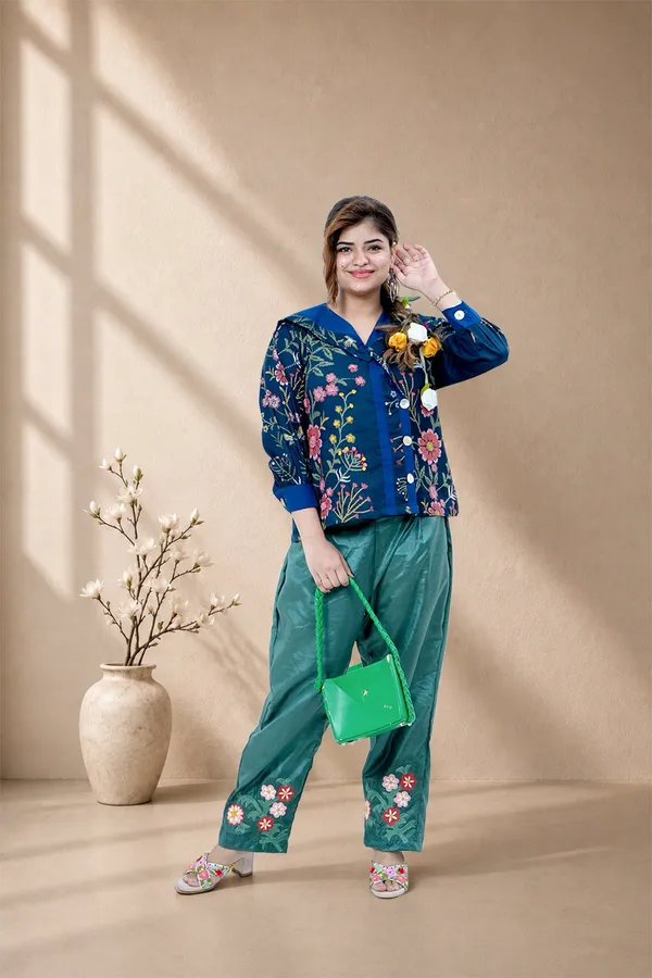 Firdaus_Floral_Shirt_Pant_Set