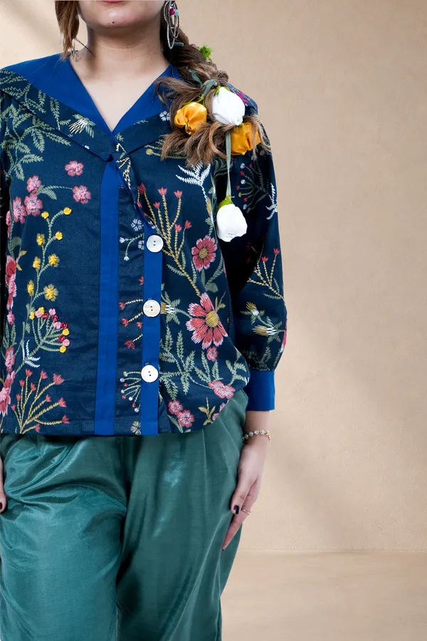 Firdaus_Floral_Shirt_Pant_Set
