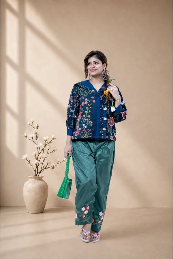 Firdaus_Floral_Shirt_Pant_Set