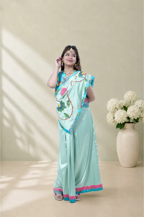 Pastel_Bloom_Pre_Stitched_Saree_Skirt_Sleeveless_Blouse_Co_Ord