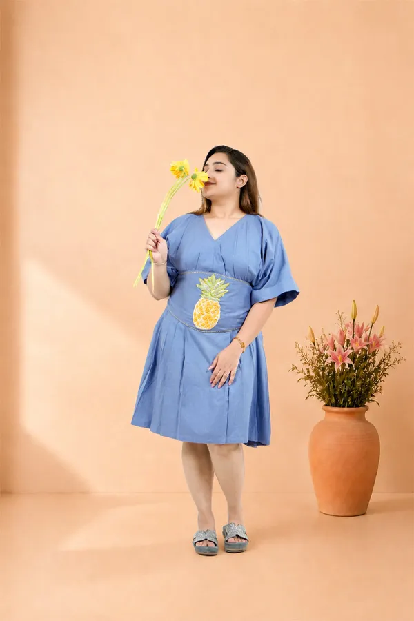 Indigo_Back_Tie_A_Line_Dress