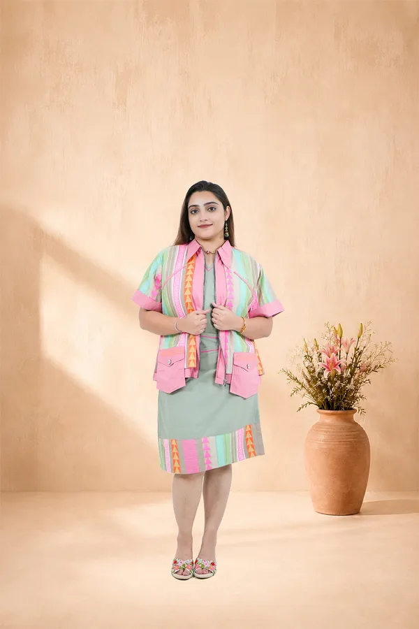 Pastel_Pop_Shacket_&_Wrap-Around_Dress_Co-Ord_Set