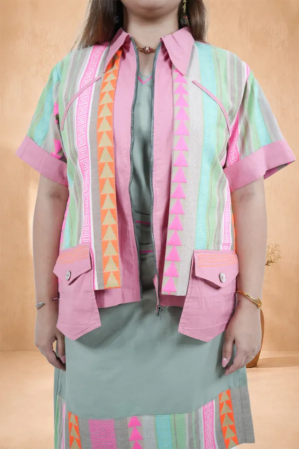 Pastel_Pop_Shacket_&_Wrap-Around_Dress_Co-Ord_Set
