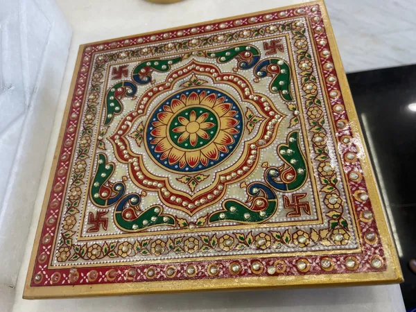 Traditional_Floral_Decorative_Pooja_Chowki