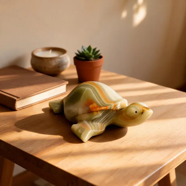 Onyx_Turtle_Figurine