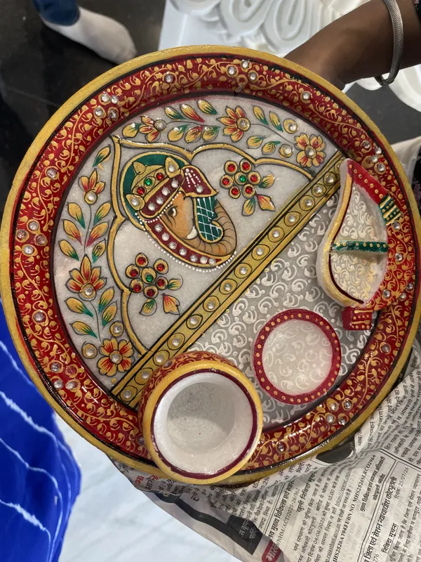 Decorative_Traditional_Floral_Ganesh_Pooja_Thali