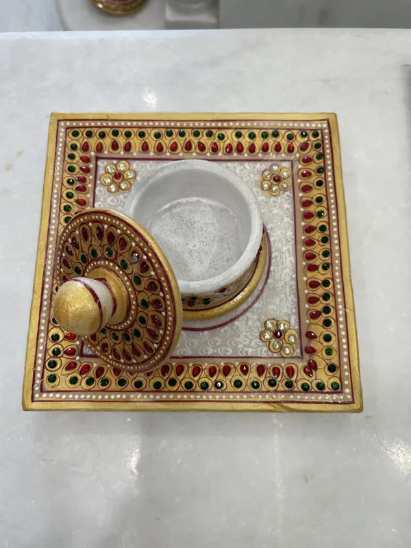 Meenakari_Floral_Tea_Cup_And_Tray_Set