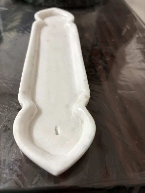 White_Decorative_Incense_Holder