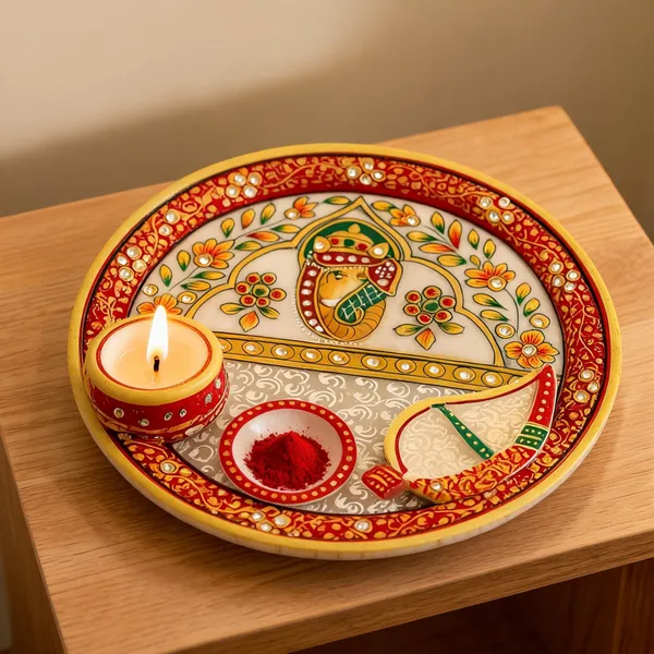Decorative_Traditional_Floral_Ganesh_Pooja_Thali