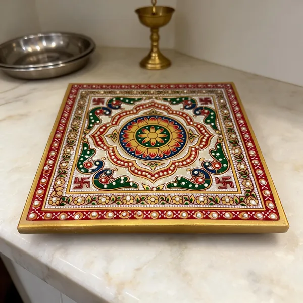 Traditional_Floral_Decorative_Pooja_Chowki