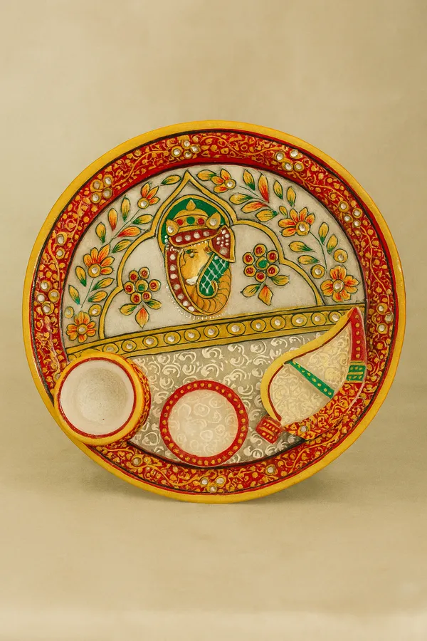 Decorative_Traditional_Floral_Ganesh_Pooja_Thali