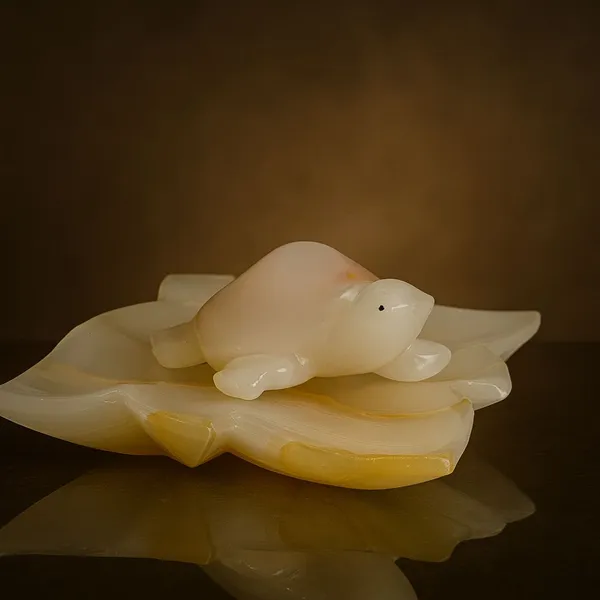 Onyx_Turtle_Leaf_Decorative_Showpiece