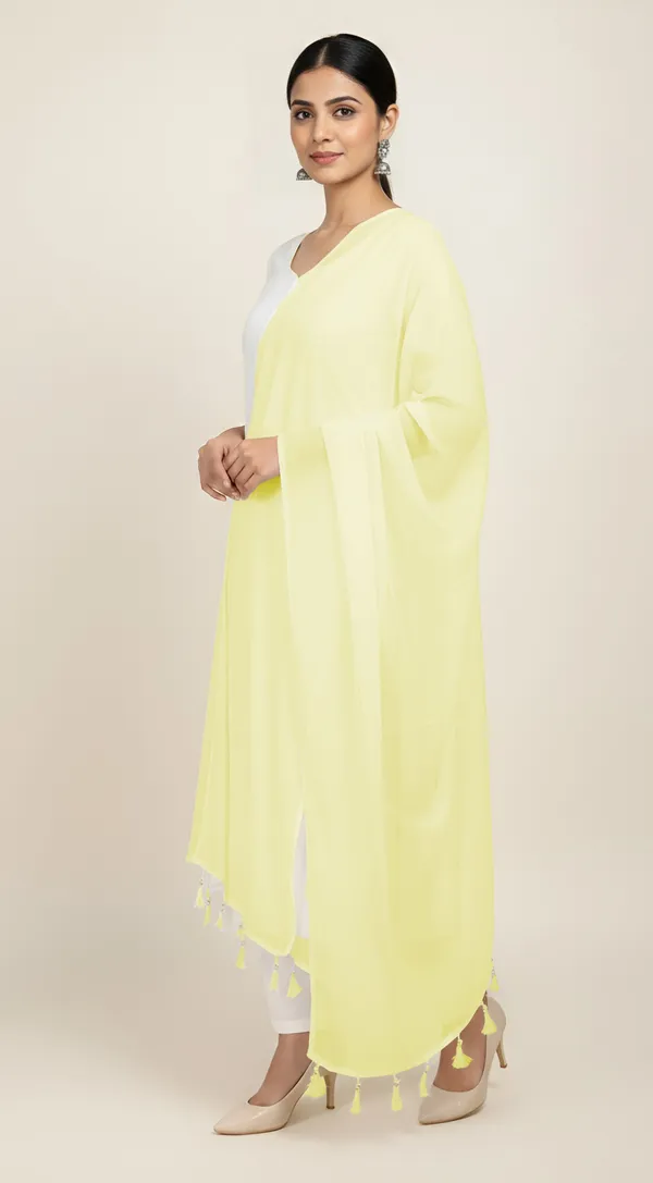 Yellow_Sheer_Tassel_Dupatta_for_Women