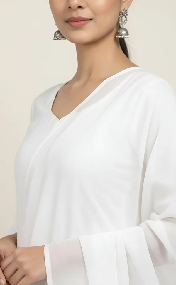 White_Straight_Fit_Kurta_Set_For_Women