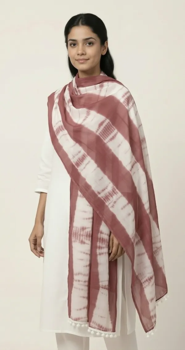 Maroon_Tie_Dye_Dupatta_for_Women