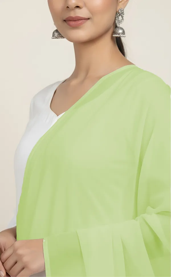 Green_Sheer_Solid_Dupatta_for_Women