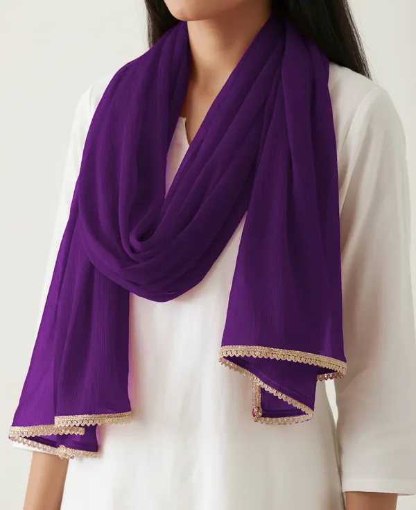 Purple_Chiffon_Lace_Trim_Dupatta_For_Women
