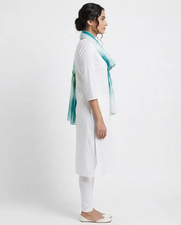 White_Blue_Chiffon_Printed_Long_Dupatta_For_Women