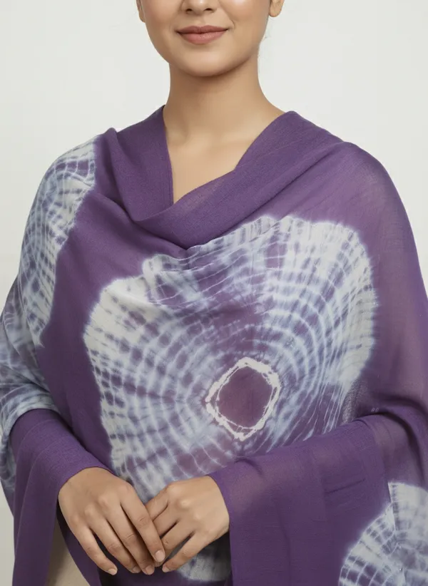 Purple_Chiffon_Tie-Dye_Concentric_Print_Dupatta_For_Women