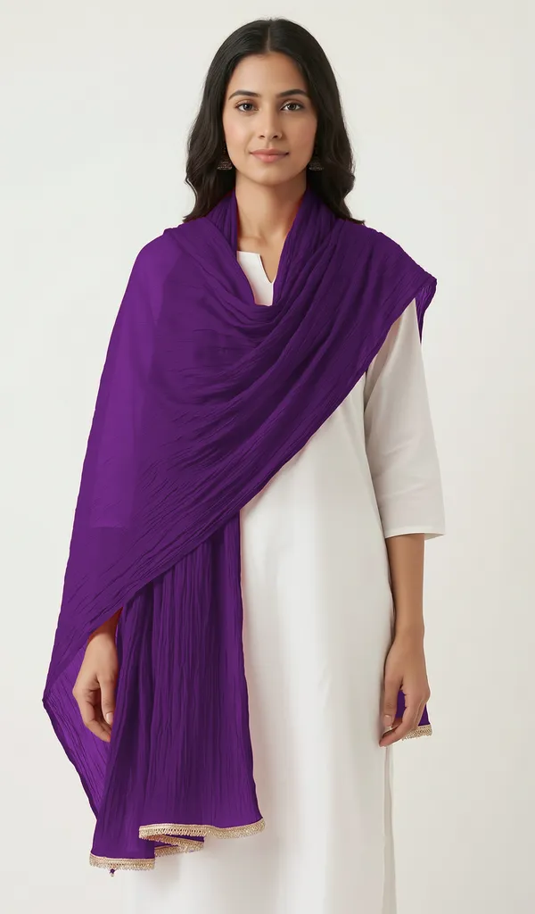 Purple_Chiffon_Lace_Trim_Dupatta_For_Women