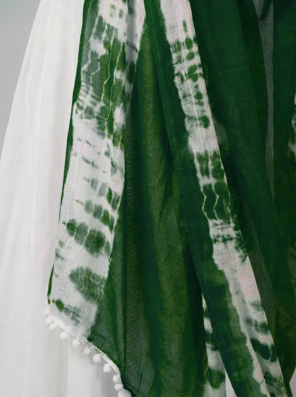 Green_Chiffon_Printed_Anarkali_Dupatta_For_Women