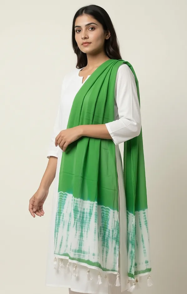 Green_Printed_Dupatta_for_Women