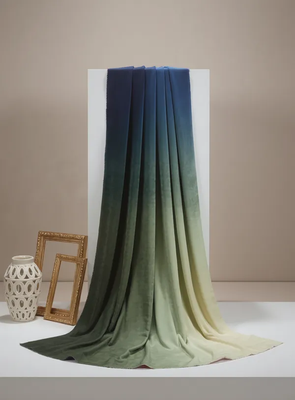 Green_Ombre_Unstitched_Fabric_For_Apparel