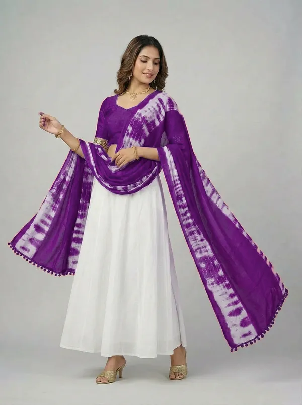 Purple_Chiffon_Tie-Dye_Dupatta_For_Women