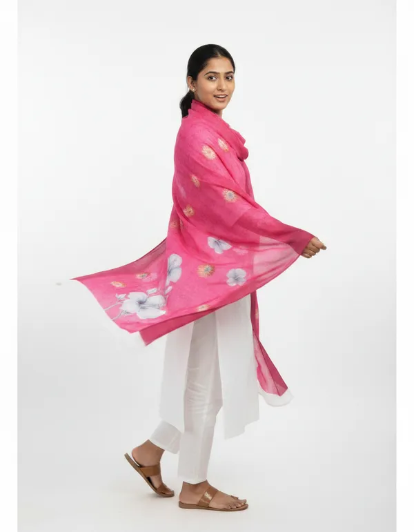 Pink_Maslin_Silk_Floral_Print_Dupatta_For_Women