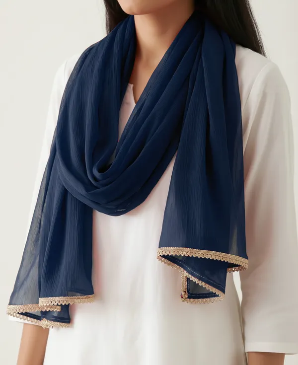 Navy_Sheer_Lace_Border_Dupatta_for_Women
