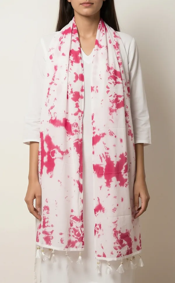 White_Printed_Kurta_Set_For_Women